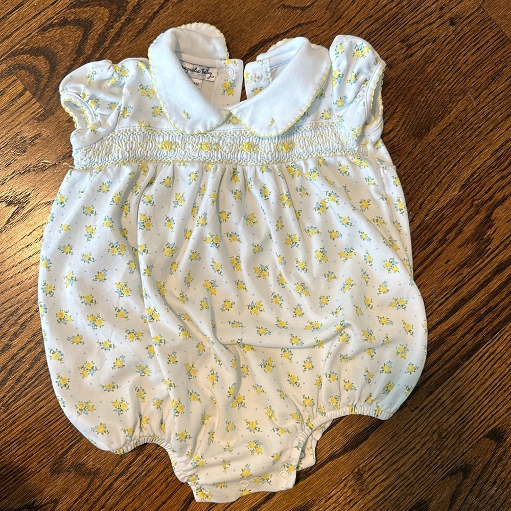 Magnolia baby smocked bubble